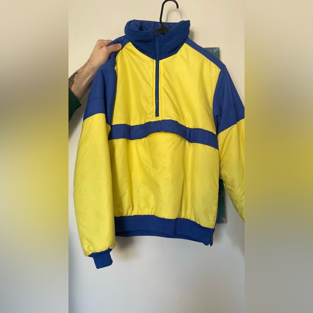 80s/90s Mens Hermans fleece Lined Windbreaker
